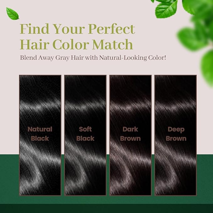 Dongsung Herb Speedy Color Cream Natural Black – Korean Herbal Vegan Hair Dye, PPD-Free, Ammonia-Free, Hypoallergenic – 100% Gray Coverage Odorless Dermatologically Tested Quick 20-Minute Application