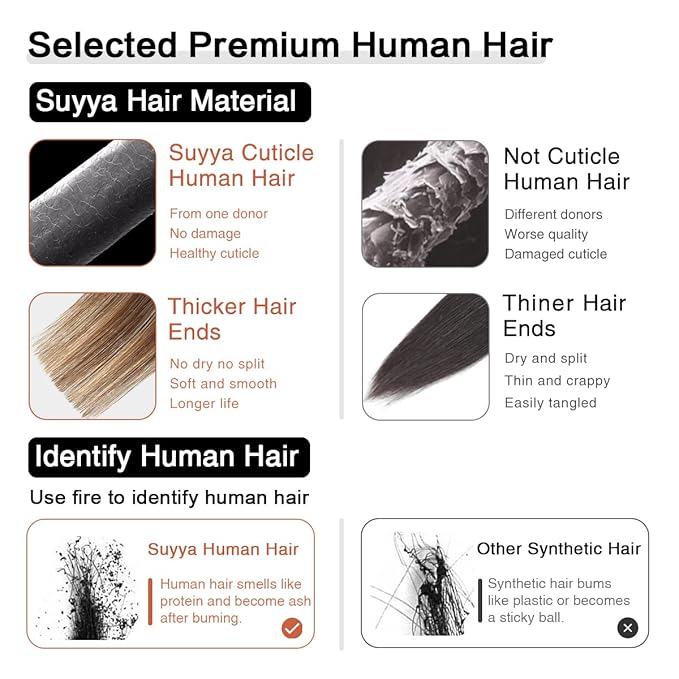 SUYYA Tape in Hair Extensions Human Hair Balayage Darkest Brown to Chestnut Brown and Light Blonde 18 Inch 50g/pack 20pcs Straight Seamless Skin Weft Tape in Real Hair Extensions(18inch #P6/16/T2)
