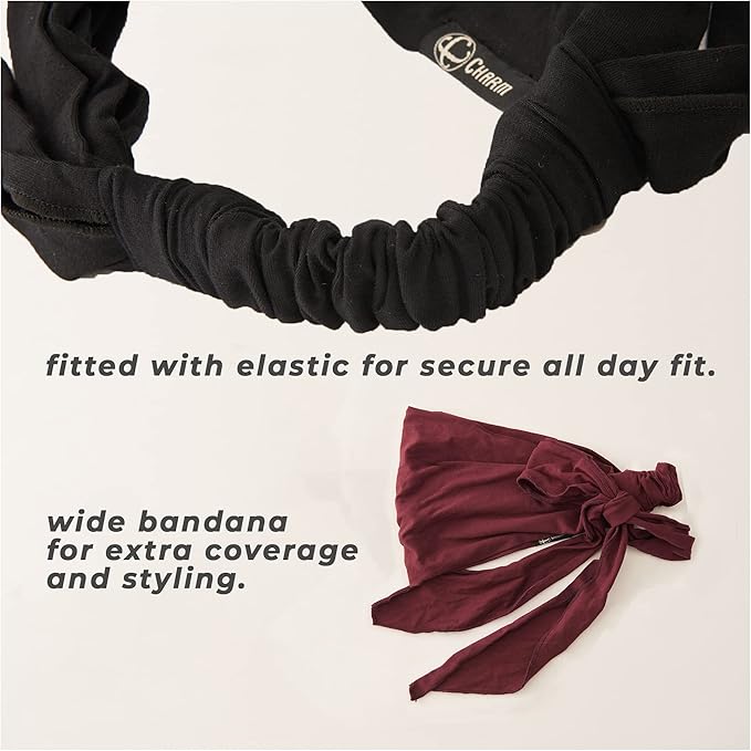CHARM Japanese Headband Pirate Bandana - Men Ninja Head Wrap Women Hair Band