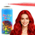 Red Hair Spray, Temporary Hair Color Spray for Women, Men, Kids, One-Time Use Washable Hair Dye, Natural Hair Color Wax for Christmas, Hallowen, Cosplay, Festival Party Costume Makeup, DIY (Red)