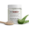 MVP Hair Care Organic Aloe Vera Gel, 8.45 fl oz - Pure Aloe Vera Gel for Face, Skin & Hair, Cold Pressed Natural Aloevera for Hydration, Softness, Smooth Texture & Sunburn Relief
