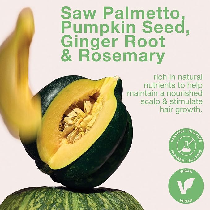 mumms Scalp Serum, Hair Growth Treatment with Saw Palmetto and Ginger Root, 2 fl oz, Daily Use