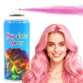 Pink Hair Spray, Temporary Hair Color Spray for Women, Men, Kids, One-Time Use Washable Hair Dye, Natural Hair Color Wax for Christmas, Hallowen, Cosplay, Festival Party Costume Makeup, DIY (Pink)