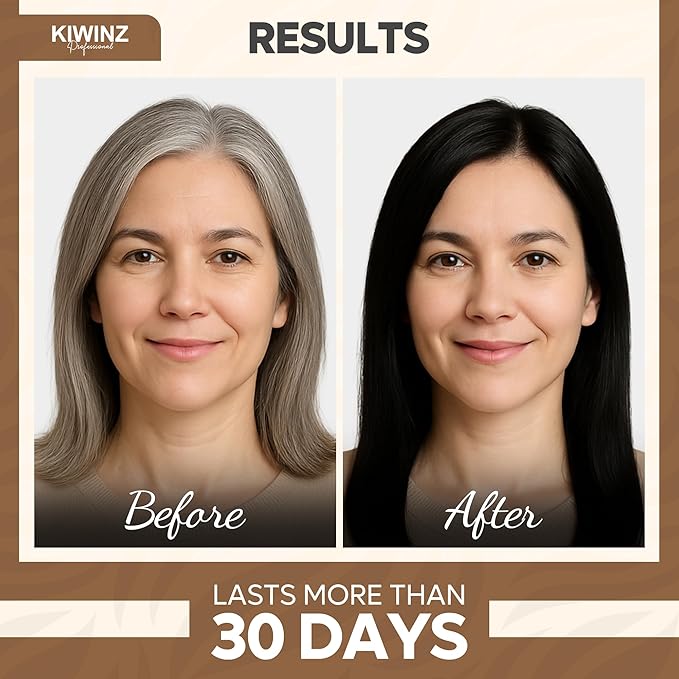 Hair Color Shampoo – 5 in 1 Hair Dye Shampoo for Grey Hair - Instant Hair Dye with 100% Color Accuracy Enriched with Natural Ingredients - Ammonia Free - 500ml (Black)