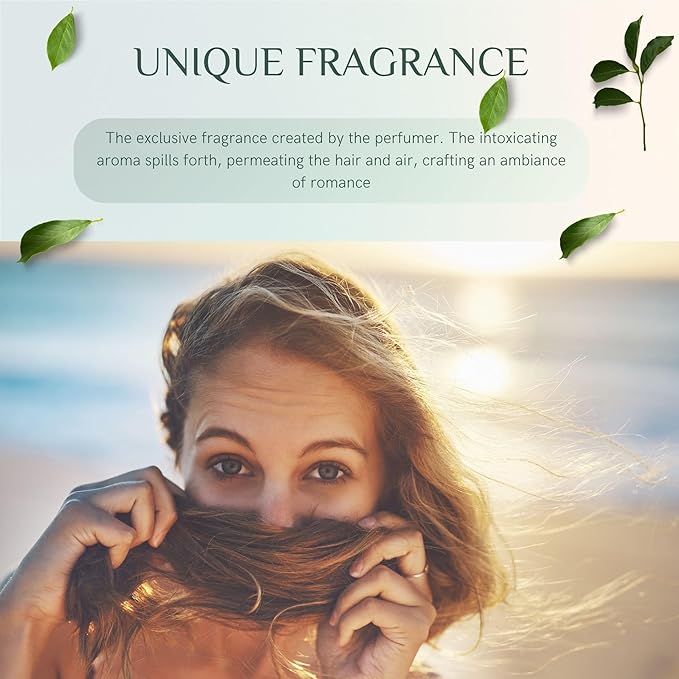 Hair Perfume for Women, Summer Lightweight Long Lasting Fragrance Mist - 3:7 Hydrating Serum Alcohol Free Formula, Argan Oil Scented Hair Spray with Keratin & Elastin (Blue Bellflower) 2.7 fl oz
