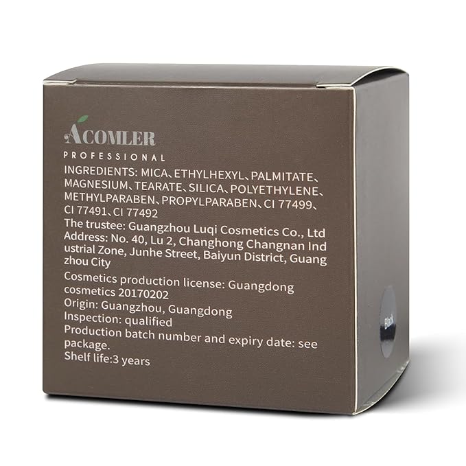 Acomler Root Touch Up Hair Color, Talc-Free Hairline Powder for Thinning, Root Touch Up Instantly Gray Hair Cover Up, Hair Powder for Women Men, Includes Makeup Brush (White, 0.42oz)