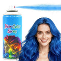 Blue Hair Spray, Temporary Hair Color Spray for Women, Men, Kids, One-Time Use Washable Hair Dye, Natural Hair Color Wax for Christmas, Hallowen, Cosplay, Festival Party Costume Makeup, DIY (Blue)