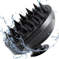 Sosoon Scalp Massager Shampoo Brush, Hair Scalp Scrubber Shower Hair Brush Head Massager for Stress Relax Hair Growth, Dandruff Brush Scalp Exfoliator for Women Men Kids Pets, Black