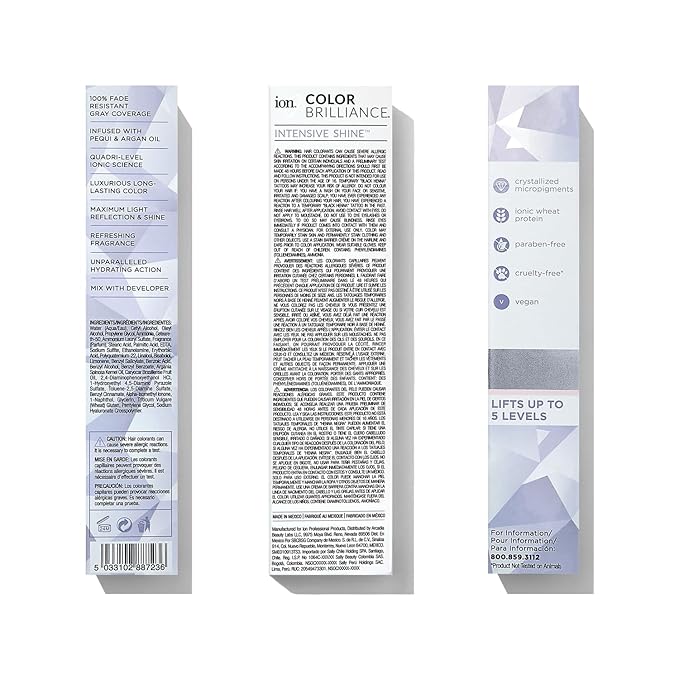 Ion High Lift Cool Blonde Permanent Creme Hair Color