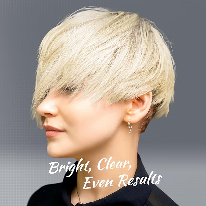 Hair Bleach Kit, Hair Lightener for Dark Hair, Bleach Cream with Hair Mask, Protect & Repair While Lightening, Lifts up to 8 Shades, Complete kit with Tint Bowl, Brush, Gloves & Cap