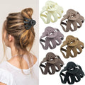 2.8 Inch Medium Octopus Hair Clips for Women, Matte Claw Clips for Thin Hair, Strong Hold Non-slip Spider Octopus Clip for Fine Hair Jaw Clips