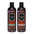 HASK Tea Tree Oil & Rosemary Invigorating Shampoo + Conditioner Set | Refreshes Scalp, Soothes, Sulfate-Free, Paraben-Free, Gluten-Free, Color Safe | 12oz each
