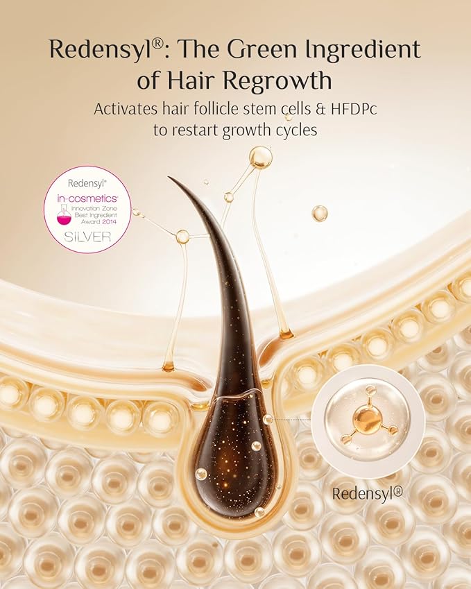 DR ZERO 3% Redensyl Hair Growth Serum for Men, Hair Scalp Serum Spray for Hair Loss and Regrowth, Clinically Tested for Hair Thinning Therapy and Scalp Care, Japanese Hair Treatment, 60ml