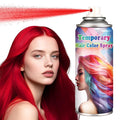 Red Hair Spray Color Temporary,One-time Use Washable Hair Dye,Cruelty-free Hair Spray for Christmas Halloween Cosplay,120ML (Red）