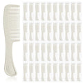 Combs in Bulk Individually Wrapped, 200 Pack Disposable Hair Combs for Hotel, Salon, Home Care and Travel (Wheat)