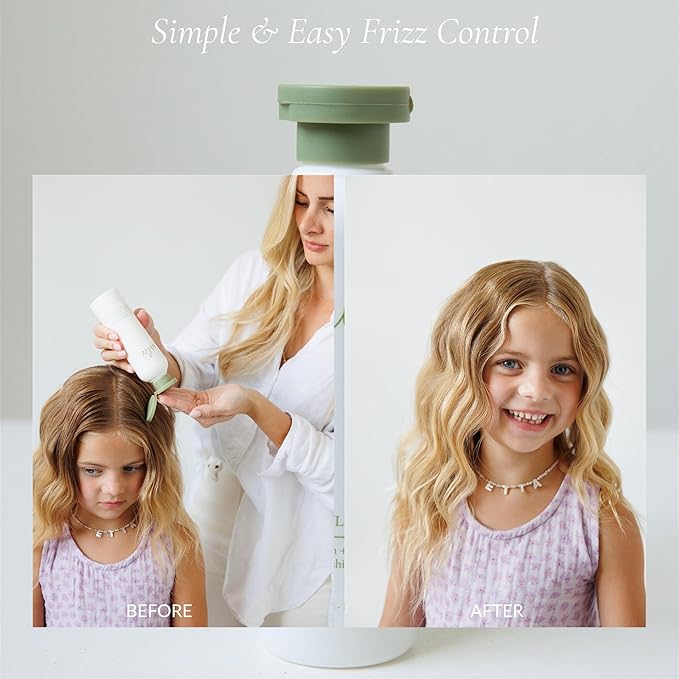 Salée Hair Styling Cream For Women & Kids | Anti-Frizz Leave-In Smoothing Cream for All Hair Types | Flexible Hold & Shine | Defines Curls, Tames Flyaways | 6 oz.