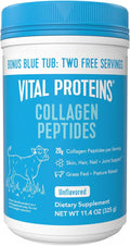 Vital Proteins Collagen Peptides Powder - Supports Hair, Nail, Skin, Joint Health, Unflavored, Zero Sugar, 11.4oz