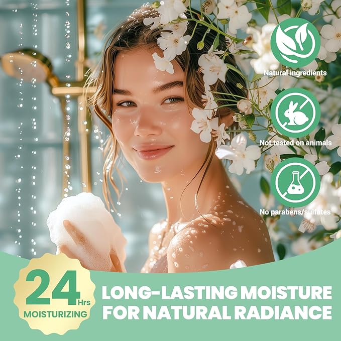 Spa luxetique Bath and Body Gifts for Women 8pcs Jasmine Scented Spa Sets with Bubble Bath Gift Baskets for Women Mother's Day Gifts for Mom