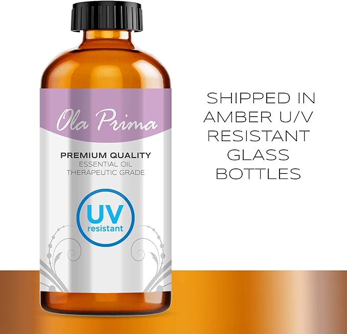 Ola Prima Frankincense Essential Oil 4oz – Frankincense Therapeutic Essential Oil 4 Fluid Ounces