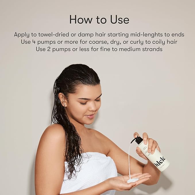 Odele Vegan Leave-In Conditioner, for Deep Moisture, Detangling, Frizz Control, Weightless Shine, and All Hair Types + Textures, 8 fl oz (2-Pack)