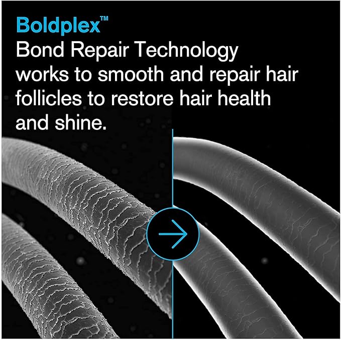 BoldPlex 4 Bond Strengthening Protein Shampoo for Dry Damaged hair - Hydrating Formula for Curly, Dry, Colored, Frizzy, Broken or Bleached Hair Types. Cruelty-free & Vegan