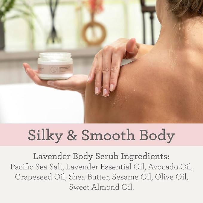 Lizush Luxury Spa Gifts for Women - 9 Piece Lavender Gifts for Her, Gift Baskets, Body Care Set for Mom, Birthday Box For Women, Self Care Spa Kit For Wife - Handmade in the USA