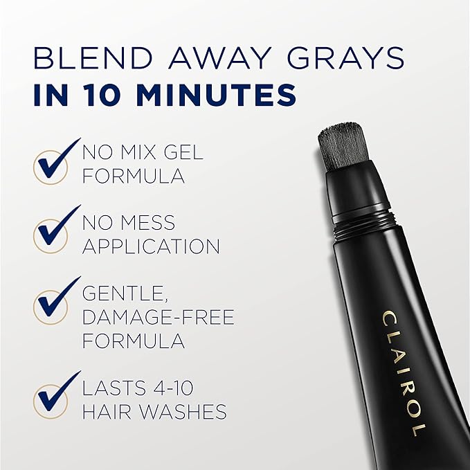 Clairol Root Touch-Up Semi-Permanent Hair Color Blending Gel, 8 Blonde, Pack of 1