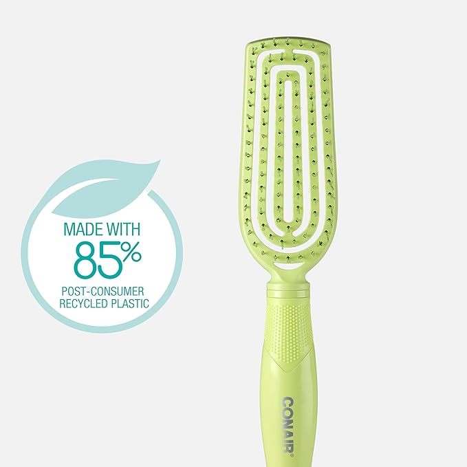 Conair Scalp Care Detangling hairbrush - Curly Hair Brush - Scalp Massager - hairbrushes for women & men - detangler for all lengths - can use wet or dry - Slim