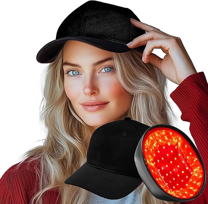 Red Light Therapy for Hair Growth,Laser Hair Growth Cap is Low Level Laser Therapy (LLLT) Devices That Promote Hair Growth in Women and Men