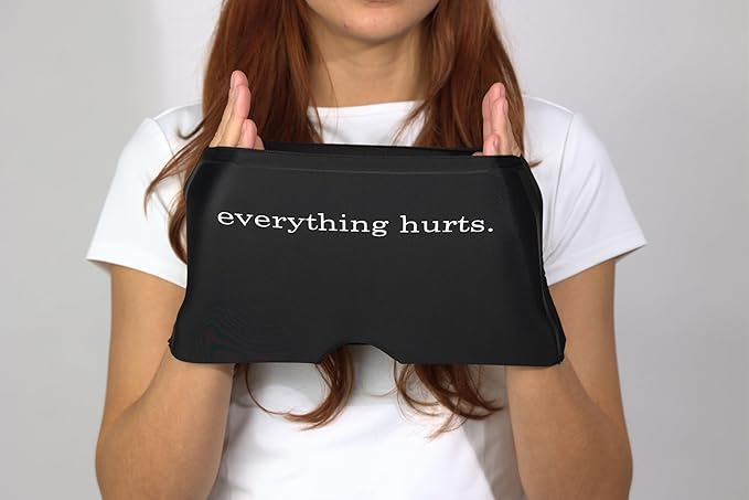 Huggs Migraine Relief Cap - Everything Hurts - Cooling Gel Head Wrap, Cold Compress Cap for Headache, Stress, & Tension