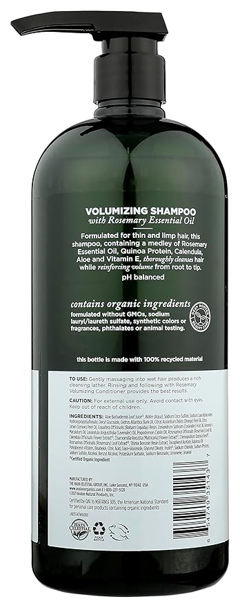 Avalon Organics Shampoo, Rosemary Shampoo, 32 Fl Oz