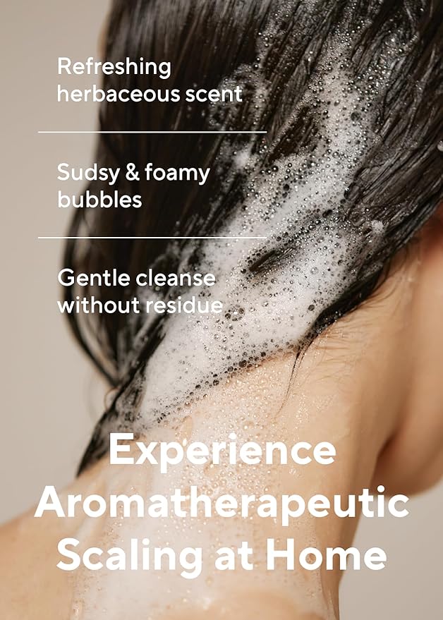 AROMATICA Rosemary Scalp Scaling Shampoo and Conditioner Set 13.53 fl.oz each – Vegan Korean Hair Care Gift Set for Woman with Rosemary Oil. Sulfate Free Shampoo Conditioner For Hair Growth