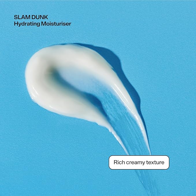 Bubble Skincare Slam Dunk Hydrating Face Moisturizer - Lightweight Face Lotion With Vitamin E + Aloe Vera - Daily Facial Moisturizer for Normal + Dry Skin - Glam Edition (50ml)