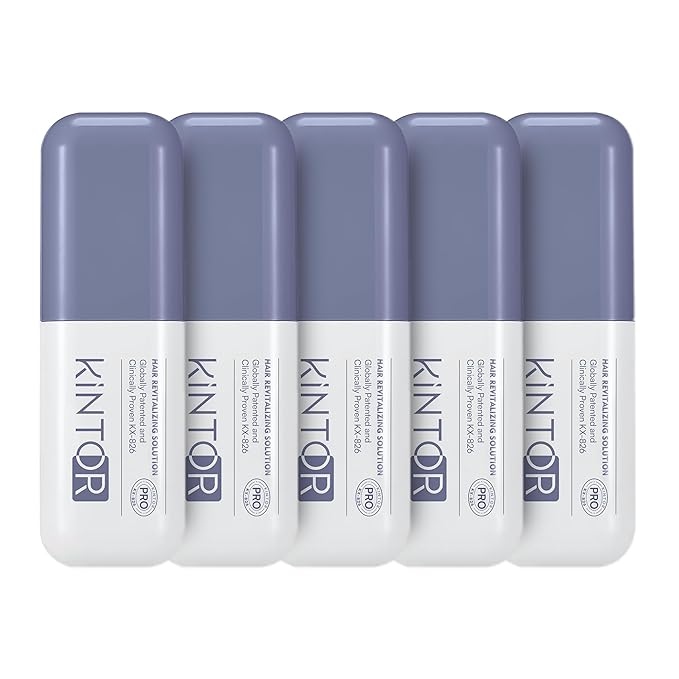 0.9% KX-826 KINTOR Hair Growth Spray,Strengthen Hair Nourish Hair follicles,Hair Care Products for Sparse Hair and Oily Hair Men&Women,300ml,Pro