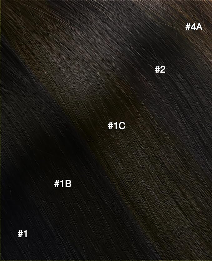 GOO GOO Invisi Edge Tape in Hair Extensions Human Hair, 1/99 Balayage Jet Black to Red, 20pcs 14inch 50g, Virgin Remy Hair, Seamless Injected Tape, Natural Look