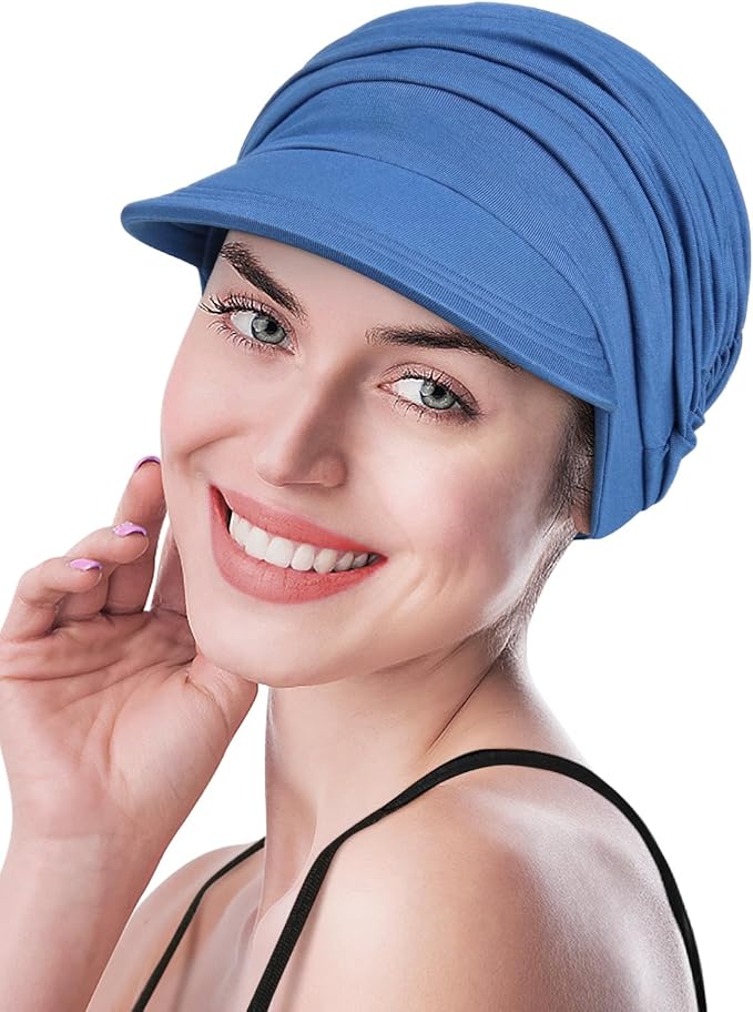 Soft Bamboo Baseball Cap for Chemo Women