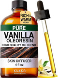 KUKKA Vanilla Essential Oils - 4 Fl Oz - for Hair, Skin, Diffuser, Aromatherapy & DIY Soap Making Scent