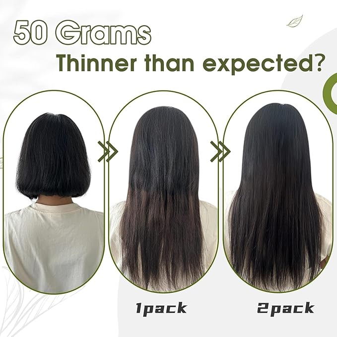 RUNATURE Clip in Hair Extensions Real Human Hair, Blonde Human Hair Clip in Extensions, Remy Straight Real Hair, Long Lasting, 14 Inch 50g 3pcs #18P60 Ash Blonde Highlights