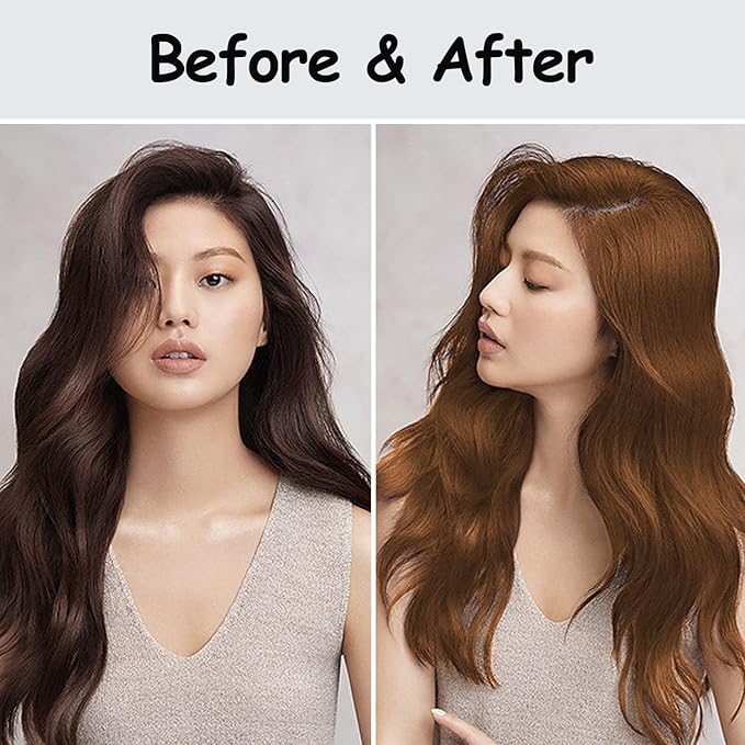 Blonde Brown Hair Dye 16.9 Fl Oz, Argan Oil Hair Shampoo, 3 in 1 Hair Dye Shampoo, Easy To Use, Semi-Permanent Hair Color Shampoo (Blonde Brown)