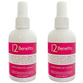 12 Benefits Instant Healthy Hair Treatment, Leave-In Conditioning, Smoothes Frizz, Strengthens & Repairs, Heat Protection Spray, 6 Fl Oz (Pack of 2)