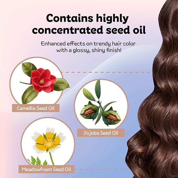 eZn Pudding Hair Dye, Ammonia-Free, Semi-Permanent DIY Korean Hair Dye Color with Keratin, Odorless Gentle for Sensitive Skin No Skin Irritation (Smoky Silver)