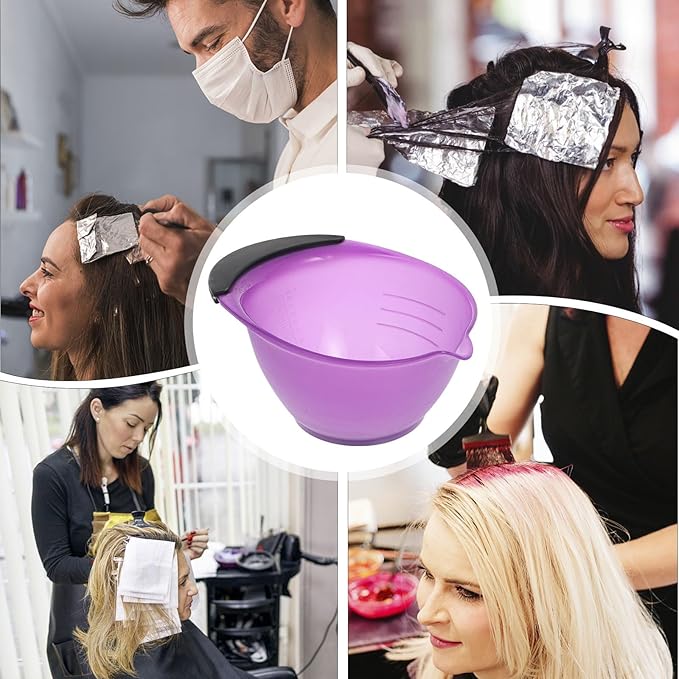 Hair Dye Mixing Bowls Hair Color Bowls Handle Wide and Deep Design