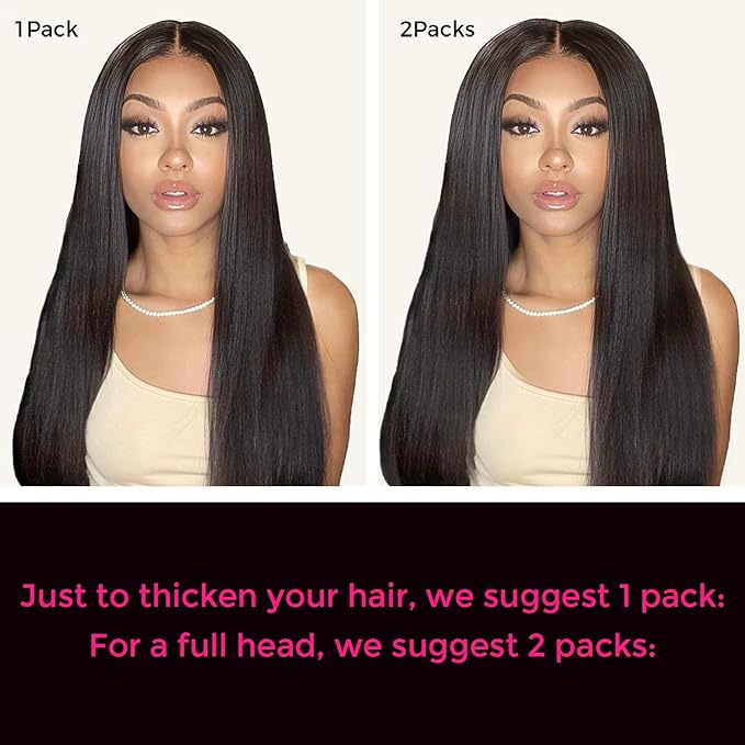 Lashey Clip in Hair Extensions, Straight 16 Inch 7pcs #2 Dark Brown Remy Human Hair Extensions Natural 120g Thick Clip in Hair Extensions for Black Women