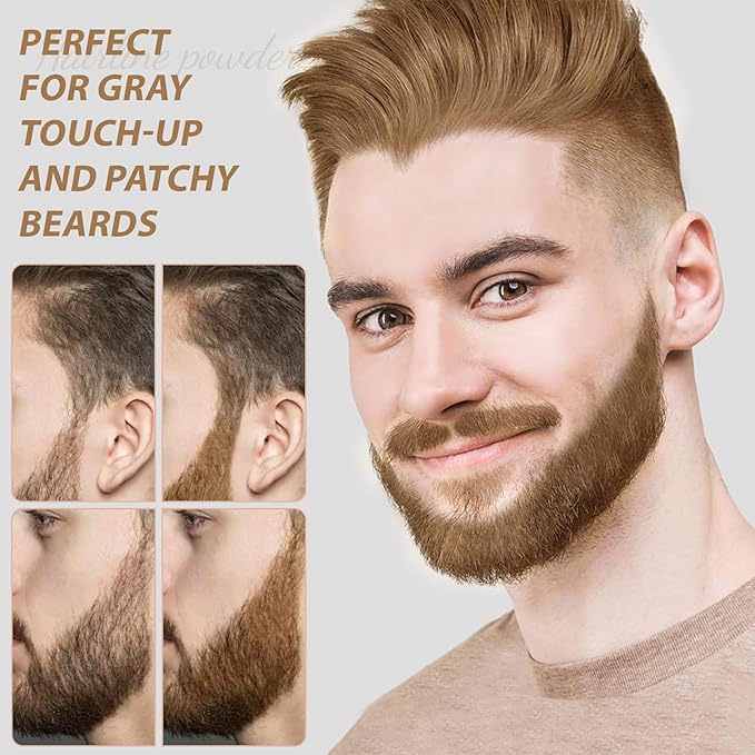 2 Pack Hairline Powder for Women and Men, Used to Root Touch Up Hair Color, Thinning and Gray Hair Coverage and Bald Spots Coverage, Dark Blonde