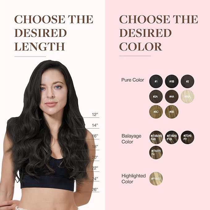 GOO GOO Clip in Hair Extensions Real Human Hair, Remy Human Hair Extensions Clip ins for Women, Natural Human Hair, 18inch 150g 9Pcs, 1B Natural black