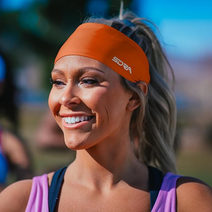 Suddora Workout Headband - Lightweight, Stylish & Comfortable Spandex Headband for Running, Workout, Football, Cosplay & Costumes