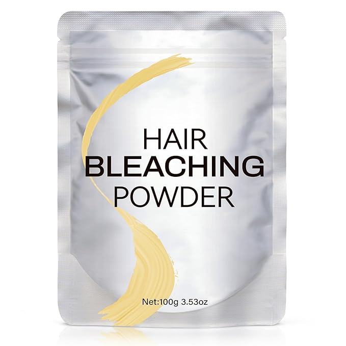 Bleach for Hair 100g / 3.53oz, Hair Powder Bleach, Ammonia-Free Formula Lifts up to 8, Removes Color Quickly and Evenly