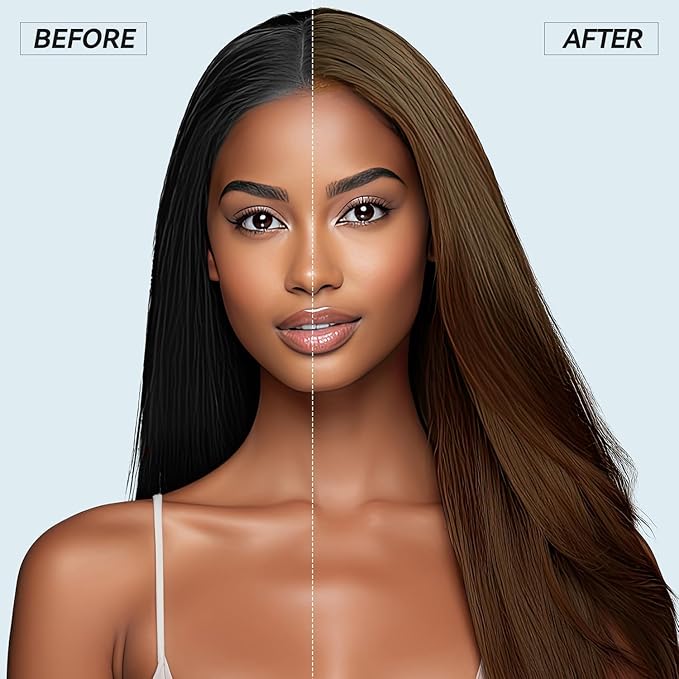 Hair Dye Shampoo 3 IN 1, Hair Color Shampoo for Gray Hair Coverage for Women Men, Herbal Formula, Lasts up to 30 Days (16.9 Fl Oz)