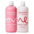 Function of Beauty Curly Hair Shampoo & Conditioner XL Set - Sulfate-Free Shampoo & Conditioner Duo for Natural Curls & Bounce - Curl Defining, Hydrating & Moisturizing - Dry & Dull Hair Care Products