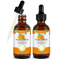 Pumpkin Seed Oil, Pumpkin Seed Essential Oil for Hair Growth & Dry Damaged Hair, Strengthen Hair Thickness, Nourish Hair scalp, Moisturizer Serum for Skin, Face & Body, 2 Pcs